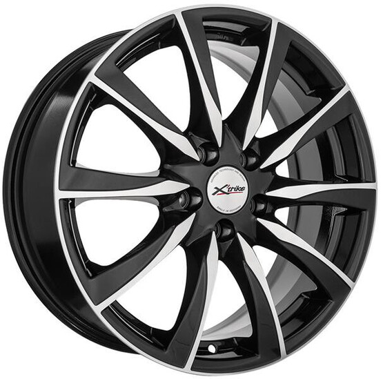 Диск X'trike X-120 17x7 5x108 ET45 DIA63.3 BK/FP