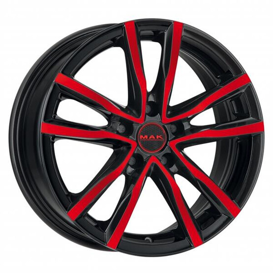 Диск Mak Milano 17x7 5x114.3 ET40 DIA76.1 BLACK AND RED
