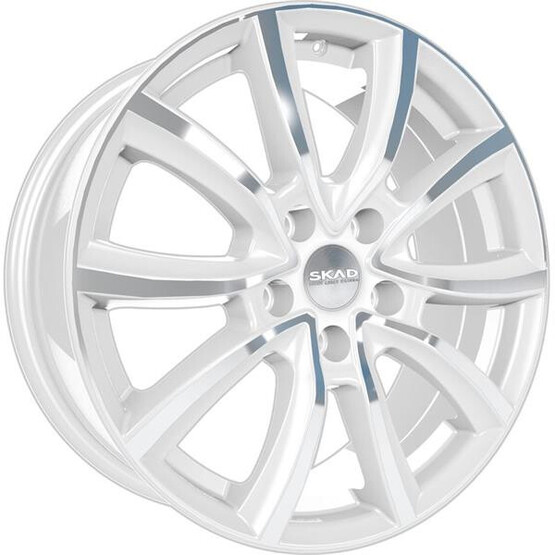 Диск Скад Онтарио 17x7 5x114.3 ET41 DIA67.1 АЛМАЗ БЕЛЫЙ