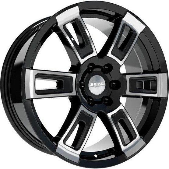 Диск Скад Тор 18x8 6x114.3 ET30 DIA67.1 АЛМАЗ ЧЕРНЫЙ