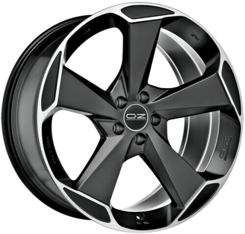 Диск Oz Aspen 20x9.5 5x112 ET52 DIA79 MATT BLACK DIAMOND CUT