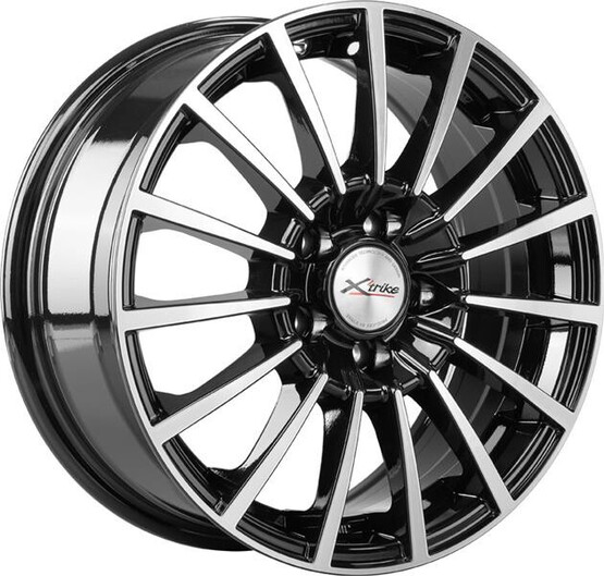Диск X'trike X-106 15x6.5 5x108 ET50 DIA63.3 BK/FP