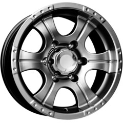 Диск K&K Байконур 15x7 5x139.7 ET20 DIA108.6 ДАРК ПЛАТИНУМ