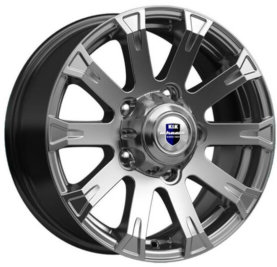 Диск K&K Байкал 16x7 5x139.7 ET35 DIA95.5 ДАРК ПЛАТИНУМ