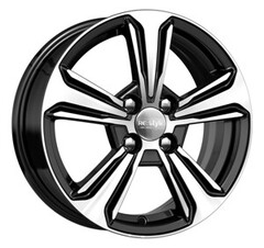 Диск K&K Кс 777 15x6 4x100 ET48 DIA54.1 АЛМАЗ ЧЕРНЫЙ