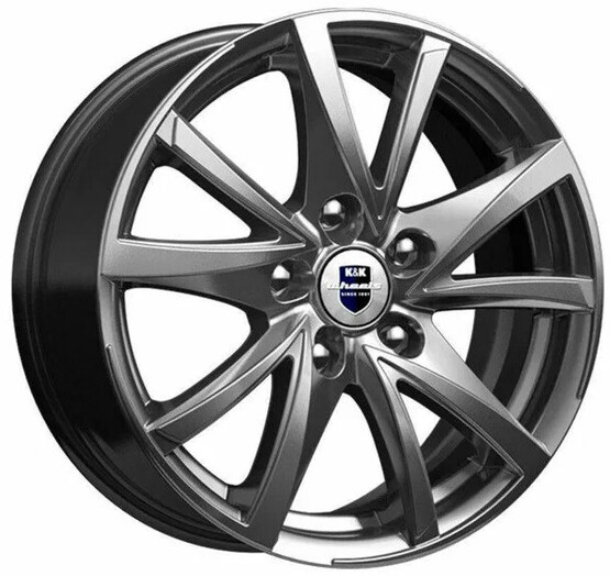 Диск K&K Игуана 17x7 5x114.3 ET48 DIA67.1 ДАРК-ПЛАТИНУМ