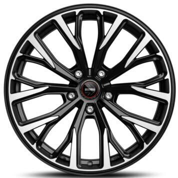 Диск Momo Rf-02 20x10 5x112 ET25 DIA66.6 MATT BLACK-POLISHED