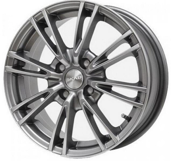 Диск Скад Пантера 14x5.5 4x114.3 ET39 DIA66.1 ГРАФИТ