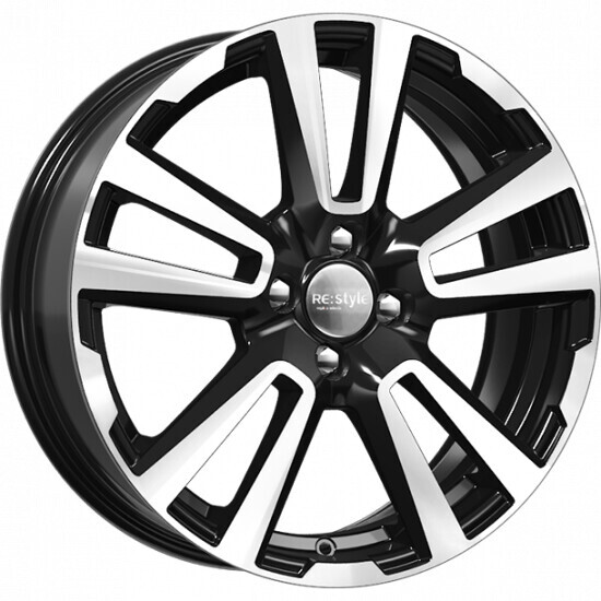 Диск K&K Кс874 17x6.5 4x100 ET43 DIA60.1 АЛМАЗ ЧЕРНЫЙ