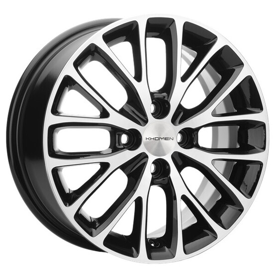 Диск Khomen 1506 15x6 4x100 ET40 DIA60.1 BLACK-FP