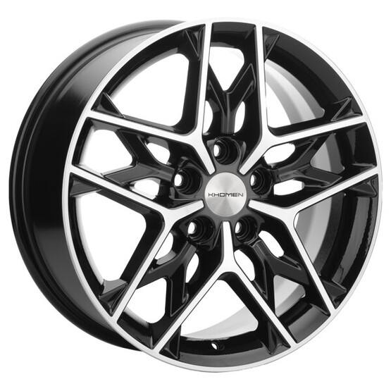 Диск Khomen 1709 17x7 5x108 ET50 DIA63.3 BLACK-FP
