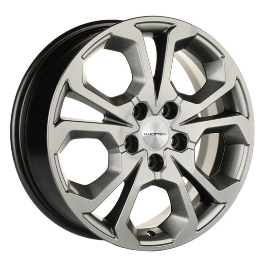 Диск Khomen 1711 17x6.5 5x114.3 ET50 DIA67.1 G-SILVER