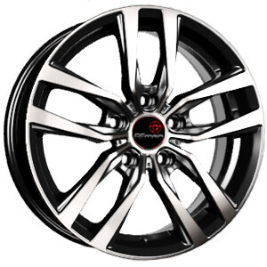 Диск Вектор B214 16x6 5x100 ET38 DIA57.1 АЛМАЗ ЧЕРНЫЙ