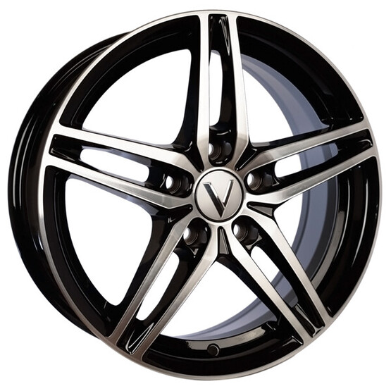 Диск Вектор B219 16x6.5 5x114.3 ET45 DIA67.1 АЛМАЗ ЧЕРНЫЙ