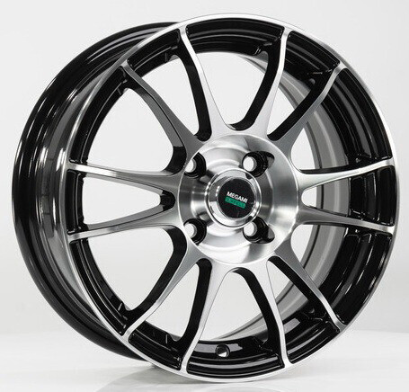 Диск Megami Mgm-3 14x6 4x100 ET35 DIA73.1 BKF