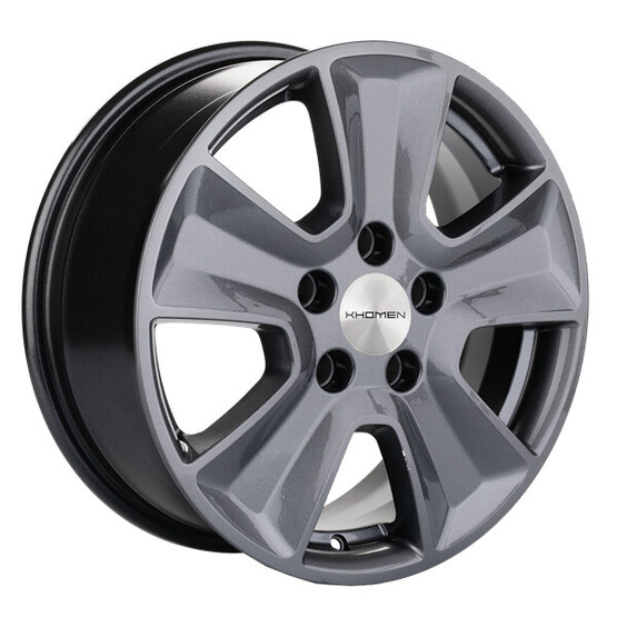 Диск Khomen 1601 16x6.5 5x114.3 ET50 DIA66.1 GRAY