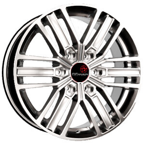 Диск Вектор B218 18x7.5 6x139.7 ET25 DIA100.1 СИЛЬВЕР