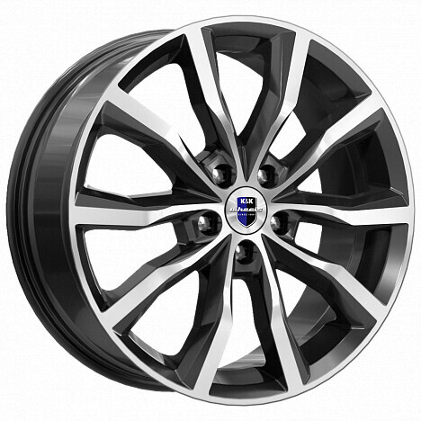 Диск K&K Портер 18x7.5 5x110 ET45 DIA67.1 АЛМАЗ ЧЕРНЫЙ