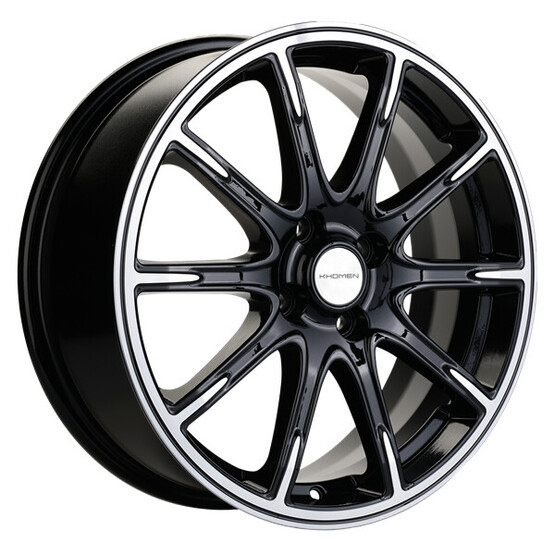 Диск Khomen 1707 17x6.5 4x100 ET50 DIA60.1 BLACK-FP