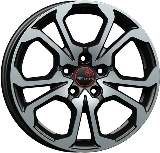 Диск Remain R242 17x6.5 5x114.3 ET50 DIA54.1 АЛМАЗ ЧЕРНЫЙ