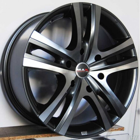 Диск Mak Aria 18x9 5x150 ET48 DIA110.1 GUN METALLIC-MIRROR FACE