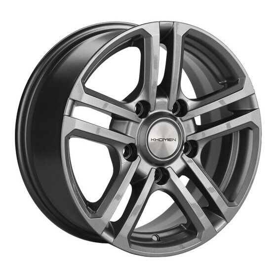 Диск Khomen 1602 16x6.5 5x139.7 ET40 DIA98 GRAY