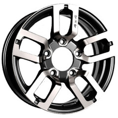 Диск Вектор K100 16x6.5 5x139.7 ET40 DIA98 АЛМАЗ ЧЕРНЫЙ