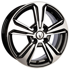 Диск Вектор K111 15x6 4x100 ET46 DIA54.1 АЛМАЗ ЧЕРНЫЙ