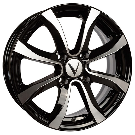 Диск Вектор K110 15x6 4x98 ET35 DIA58.6 АЛМАЗ ЧЕРНЫЙ