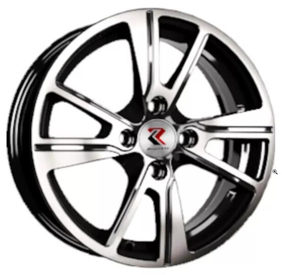 Диск Replikey K27 14x5.5 4x100 ET38 DIA67.1 BK/FP