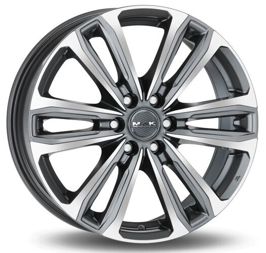 Диск Mak Safari 6 18x8 6x139.7 ET53 DIA92.3 GUN MET-MIRROR FACE