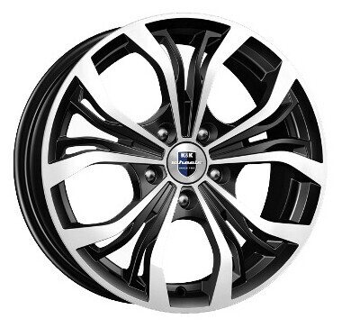 Диск K&K Аламида 16x6.5 5x114.3 ET43 DIA67.1 АЛМАЗ ЧЕРНЫЙ