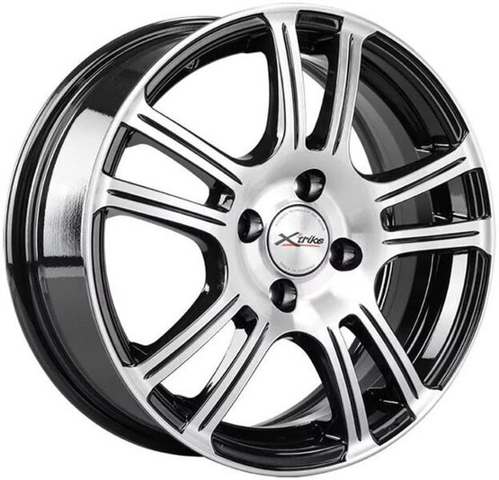 Диск X'trike X-105 15x6 4x100 ET45 DIA60.1 BK/FP
