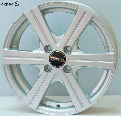Диск Tech Line 544 15x6 4x100 ET45 DIA60.1 S