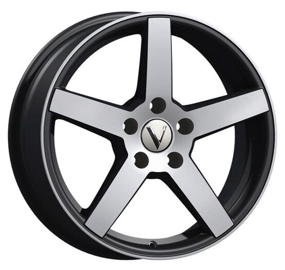 Диск Вектор B261 17x7 4x100 ET35 DIA67.1 АЛМАЗ ЧЕРНЫЙ