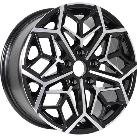 Диск Kdw Kd1710 17x7 5x114.3 ET50 DIA67.1 BLACK_FRONT_POLISHED