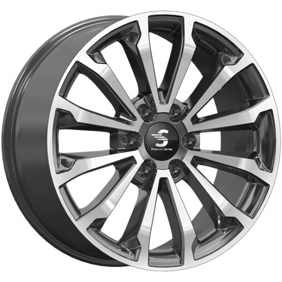 Диск Premium Series Кр006 20x8.5 6x139.7 ET33 DIA100.1 DIAMOND BLACK GRIS