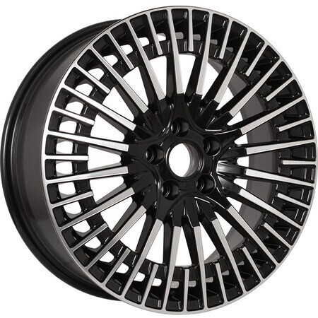 Диск Kdw Kd1820 18x7 5x108 ET45 DIA67.1 BLACK_FRONT_POLISHED