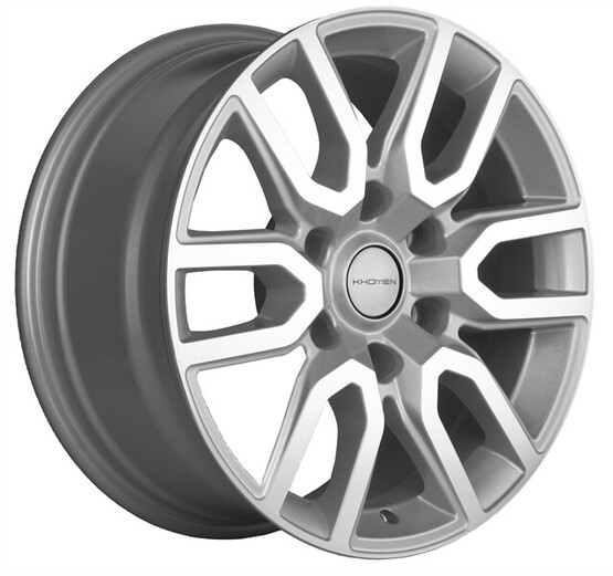 Диск Khomen 1723 17x8 6x139.7 ET42 DIA75.1 F-SILVER