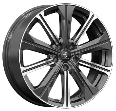 Диск Premium Series Кр013 19x7 5x114.3 ET40 DIA64.1 DIAMOND BLACK GRIS