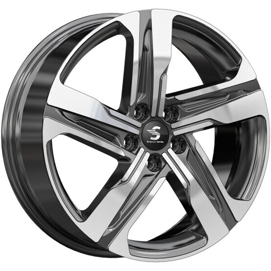 Диск Premium Series Кр004 19x7.5 5x114.3 ET53 DIA67.1 DIAMOND BLACK GRIS