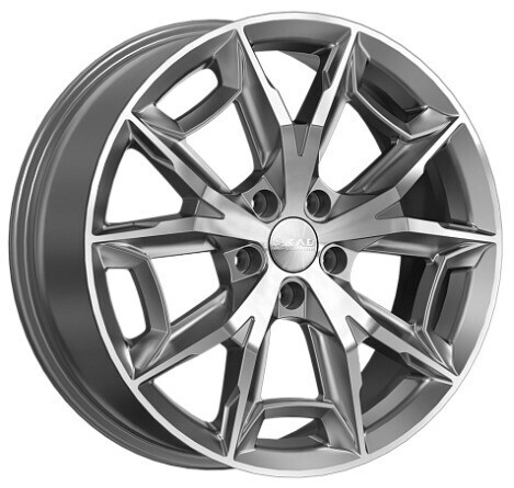 Диск Скад Паркер 19x7.5 5x108 ET46 DIA65.1 АЛМАЗ ГРАФИТ