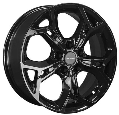 Диск Khomen 1702 17x7 5x108 ET50 DIA63.35 BLACK