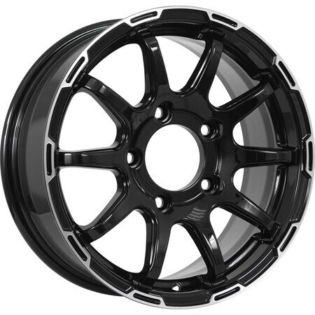 Диск Kdw Kd1660 16x6.5 5x139.7 ET40 DIA98 BLACK_FRONT_POLISHED