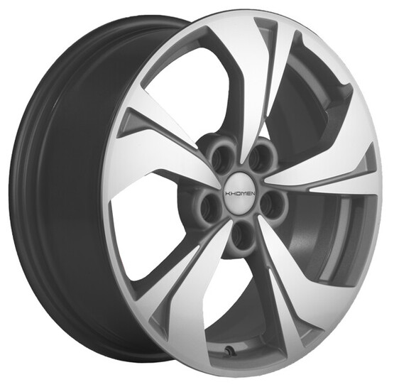 Диск Khomen 1724 17x7 5x114.3 ET40 DIA66.1 F-SILVER-FP