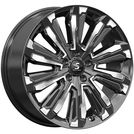 Диск Premium Series Кр1061 Humber 20x8 5x114.3 ET45 DIA66.1 DIAMOND BLACK GRIS