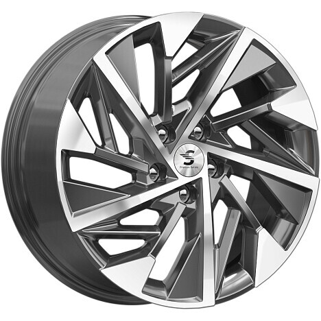 Диск Premium Series Кр009 18x7.5 5x114.3 ET45 DIA60.1 DIAMOND GLOSS GRAPHITE
