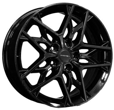 Диск Khomen 1709 17x7 5x108 ET50 DIA63.35 BLACK
