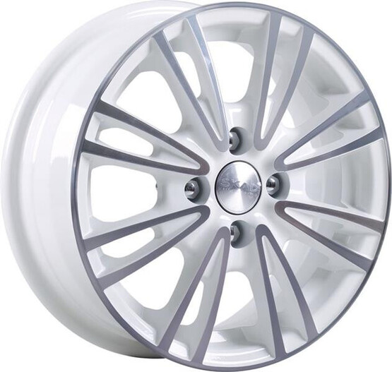 Диск Скад Пантера 14x5.5 4x100 ET39 DIA67.1 АЛМАЗ-БЕЛЫЙ