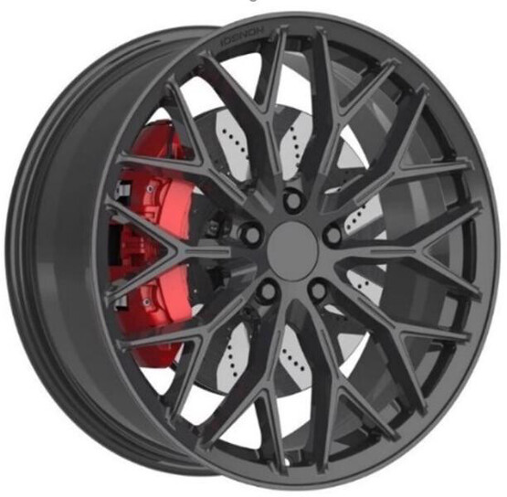 Диск Vissol F-1630 21x8.5 5x108 ET35 DIA63.4 GLOSS BLACK